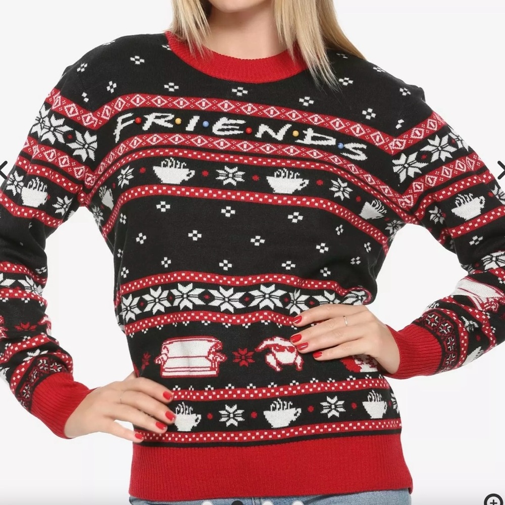 TV Show Friends Ugly Christmas Sweater‎ -- Unisex XL